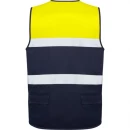 2 Värviline hi-vis töövest lukuga