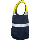 2 Värviline hi-vis töövest lukuga