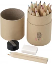 26-osaline puidust pliiatsikomplekt
