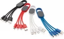4-in-1 cable with carabiner clip