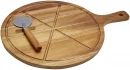Akaatsiapuidust pitsakomplekt Timberito