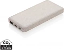 10.000 mAh Vehnän olki tehopankki, ruskea