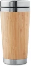 Bamboo double wall travel cup