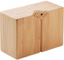 Bamboo salt & pepper set