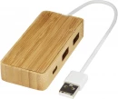 Bambusest USB hub 'Tapas'