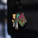 Erilahendusega PVC võtmehoidja