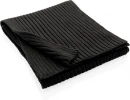 Impact AWARE™ Polylana® knitted scarf 180x25cm, black