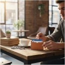 Kaarditasku Citizen Green Tintin