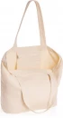 Impact AWARE™ recycled canvas shopper w/pocket 240gsm undyed, off white