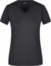 Kitsalõikeline V-kaelusega T-särk naistele