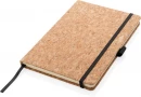Korkista valmistettu kovakantinen muistikirja A5