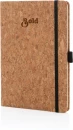 Korkista valmistettu kovakantinen muistikirja A5