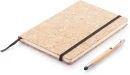 A5 muistikirjalla bambukynällä, sisältää styluksen