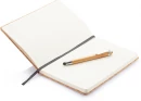 A5 muistikirjalla bambukynällä, sisältää styluksen