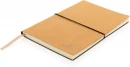 A5 recycled leather notebook, grey