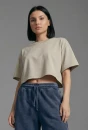 Naisten crop T-paita SAREK