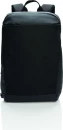 Madrid anti-theft RFID USB kannettavan tietokoneen reppu, PVC vapaa, musta