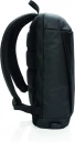Madrid anti-theft RFID USB kannettavan tietokoneen reppu, PVC vapaa, musta