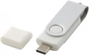 OTG pöörlev mälupulk USB ja Type-C