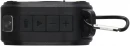 Solo 3 W:n IPX5 RCS -kierrätetystä muovista valmistettu, aurinkoenergialla toimiva Bluetooth®-kaiutin jousihaalla