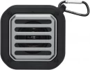 Solo 3 W:n IPX5 RCS -kierrätetystä muovista valmistettu, aurinkoenergialla toimiva Bluetooth®-kaiutin jousihaalla