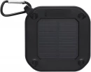 Solo 3 W:n IPX5 RCS -kierrätetystä muovista valmistettu, aurinkoenergialla toimiva Bluetooth®-kaiutin jousihaalla