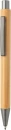Slim design bamboo pen, brown