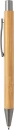 Slim design bamboo pen, brown