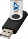 Pöörleva logoplaadiga USB-mälupulk Basic, 2 GB