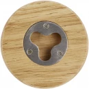 Puidust alusmatt koos pudeliavajaga