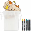 Puidust värvimiskomplekt Thezoo