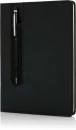 Basic kovakantinen PU A5 muistikirja osoitinkynällä