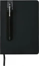 Basic kovakantinen PU A5 muistikirja osoitinkynällä