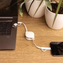 RCS recycled plastic and TPE 6 in 1 cable