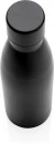 RCS Recycled stainless steel solid vacuum bottle, black