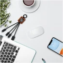 SCX.design C19 puidust 3-ühes kaabel