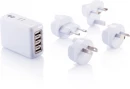 Travel plug with 4 USB ports