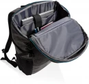 900D helppokäyttöinen 15.6" kannettavan tietokoneen reppu PVC vapaa, musta