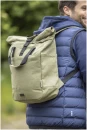 Joey 15” GRS recycled canvas rolltop laptop backpack 15L