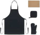 Taaskasutatud puuvillast köögikomplekt Gala Set