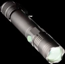 Uudelleenladattava 3W taskulamppu, harmaa