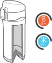 RCS easy lock vakuumimuki ruostumattomasta teräksestä