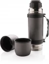 Swiss Peak tyhjiöpullo, 2 kuppia, harmaa