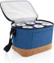 Two tone cooler bag with cork detail