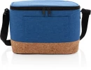Two tone cooler bag with cork detail
