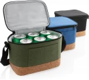 Two tone cooler bag with cork detail