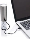 Sähköinen viininavaaja - USB ladattava, harmaa