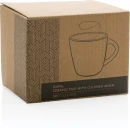 Ceramic mug with colored inner