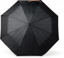 VINGA Bosler AWARE™ recycled pet 21" foldable umbrella, black