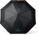 VINGA Bosler AWARE™ recycled pet 21" foldable umbrella, black